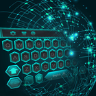 ikon Keyboard teknologi hijau