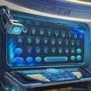 Blue alien technology keyboard-APK