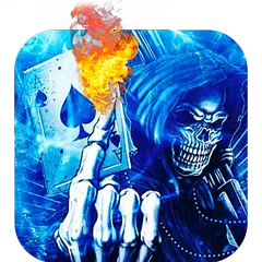 flame Death Skeleton Theme 3d