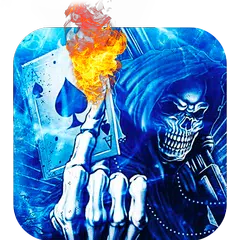 Feuer Tod Schädel Thema APK Herunterladen