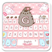 Bella cute pink cat tastiera tema