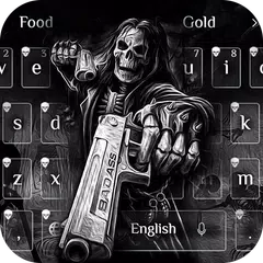 Descargar APK de armas de teclado cráneo muerte