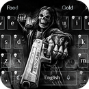 Death skull Gun Theme Keyboard APK