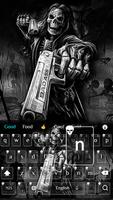 Death skull Gun Theme Keyboard screenshot 2