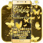 Glimmer Gold Butterflies icône