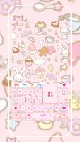 Pink Princess Cartoon Keyboard screenshot 2