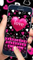 Pink girl love keyboard 스크린샷 2