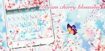 Dream cherry keyboard theme