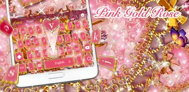 Pink Diamond Gold heart Theme