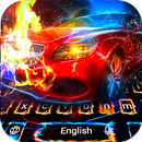 Fire Sports Car Space Future Keyboard Theme APK