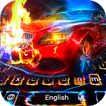 Fire Sports Car Space Future Keyboard Theme