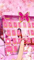 Pink Shiny Butterfly Theme ảnh chụp màn hình 3