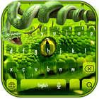 Green Python Snake Keypad icône