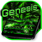 Neon Green Keyboard Black Tech icono