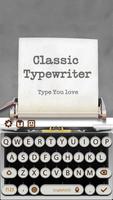 3D Classical Typewriter-Keyboard Music Affiche