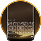Gold S8 Keyboard Theme icône