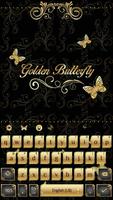 Golden Butterfly Keyboard capture d'écran 3