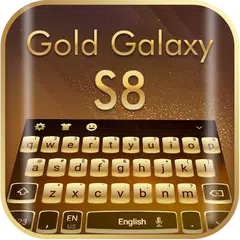 Скачать Золотая тема для Galaxy S8 Plus APK