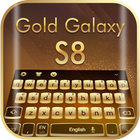 Tema de oro para Galaxy S8 Plus icono