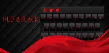 Red black sexy keyboard