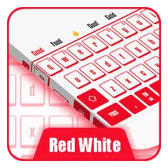 Скачать красный белый клавиатура APK