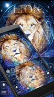 King Lion(Leo) Keyboard Theme imagem de tela 2