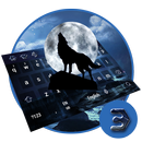 Wolf legend blue moon animal keyboard APK