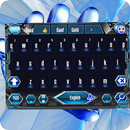 High-tech Network Keyboard Theme With Vortex-APK