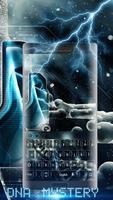 DNA technologique futur cyber clavier Affiche