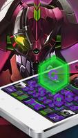 Purple Mantis Insect Intelligent Robot Keyboard Cartaz