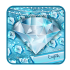 Blue Nile diamond emoji Keyboard Theme 图标