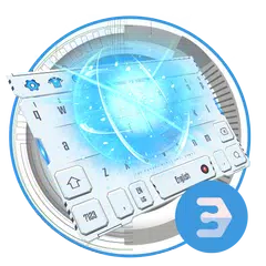 download Bianco freddo blu tecnologia tecnologia del futuro APK