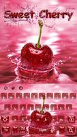 Sweet Cherry Keyboard Affiche