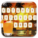 Beach Sunset - Summer Keyboard Theme biểu tượng