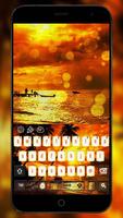 Beach Sunset - Summer Keyboard Theme Affiche