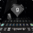 Dark High Tech Universe Star Keyboard Steel Theme APK