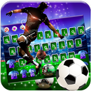 Football Superstar Glitter Keyboard Theme APK