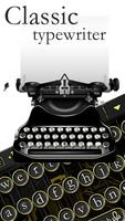 Classical Black Traditional Typewriter Theme ภาพหน้าจอ 1