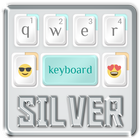 Clavier de technologie Silver icône