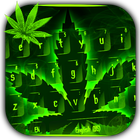 Weed Rasta Keyboard Theme иконка