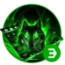 Green Wolf Moon Animal Keyboard APK