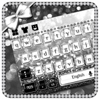 Silver Diamond Bow Keyboard icon