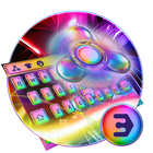 Fidget spinner Titanium alloy color keyboard icon