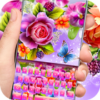 Color shiny rose theme keyboard আইকন