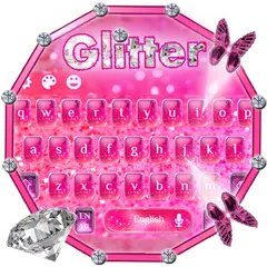 Stylish Shiny pink Glitter Keypad APK download