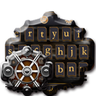 Mechanical Equipment Gear Metal Keyboard Theme simgesi