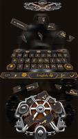 Mechanical Equipment Gear Metal Keyboard Theme screenshot 2