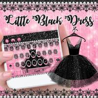 Little Black Dress Keyboard poster