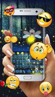 Fantasy Firefly Emoji Clavier Affiche