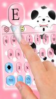 Cute Pink Puppy Emoji Keyboard اسکرین شاٹ 2
